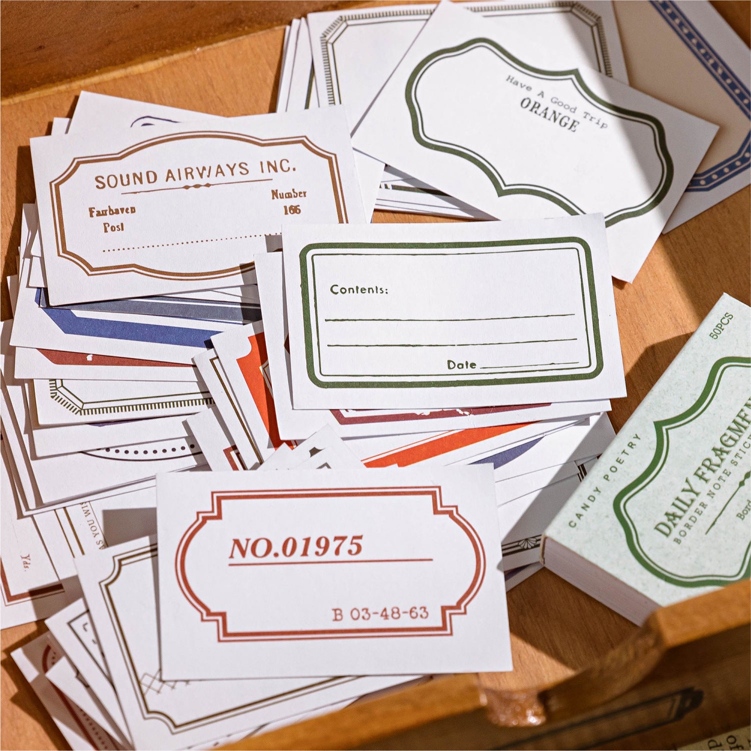 50 Pcs Notepad Stickers Book BKSJC