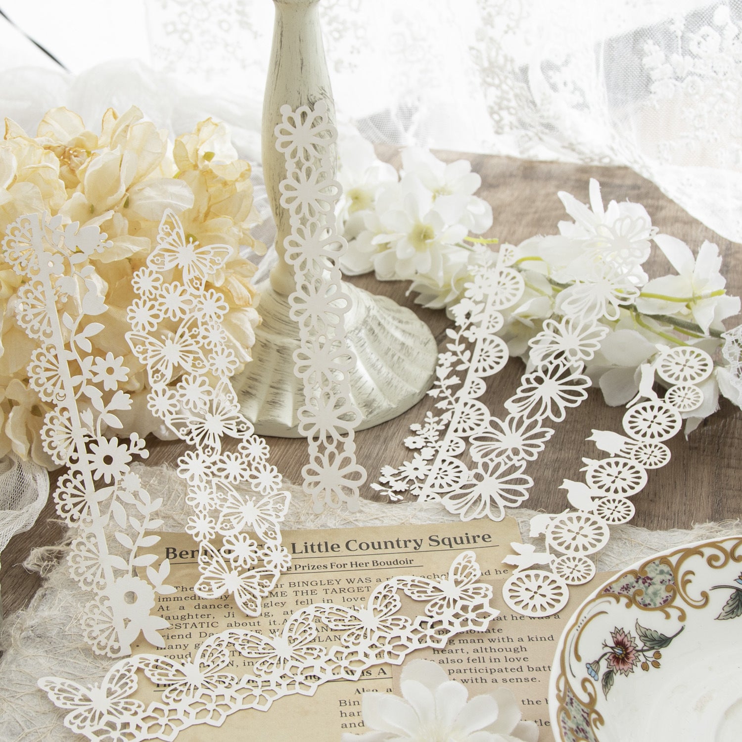 10 Pcs Cutout Lace Paper RMSH