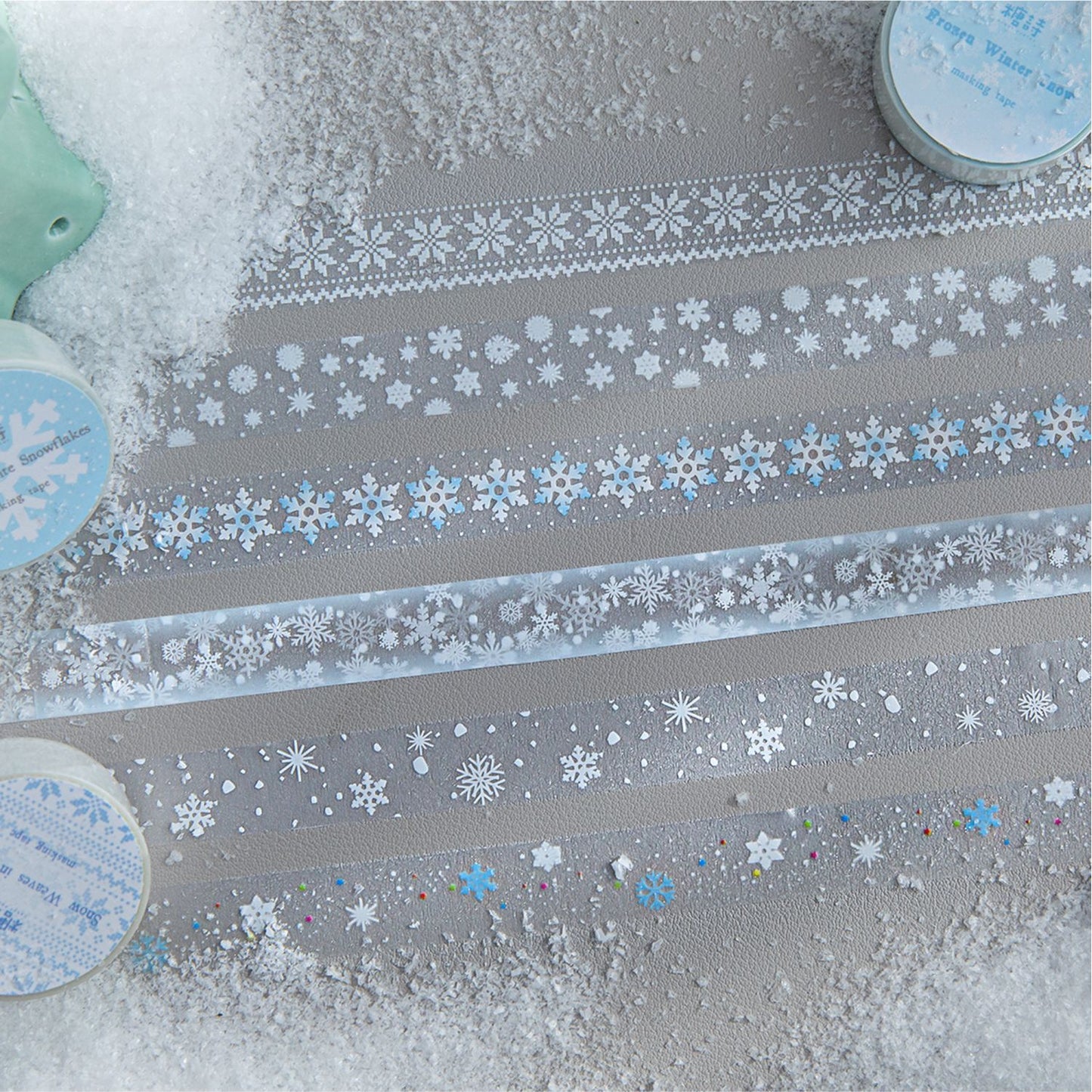 1 Roll Snowflake PET Tape DJLG