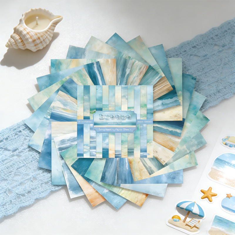6 inch Sky Beach Scrapbook Paper Pad SKP546