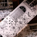 Floral Decorative Tape Rolls- Lily Lattice