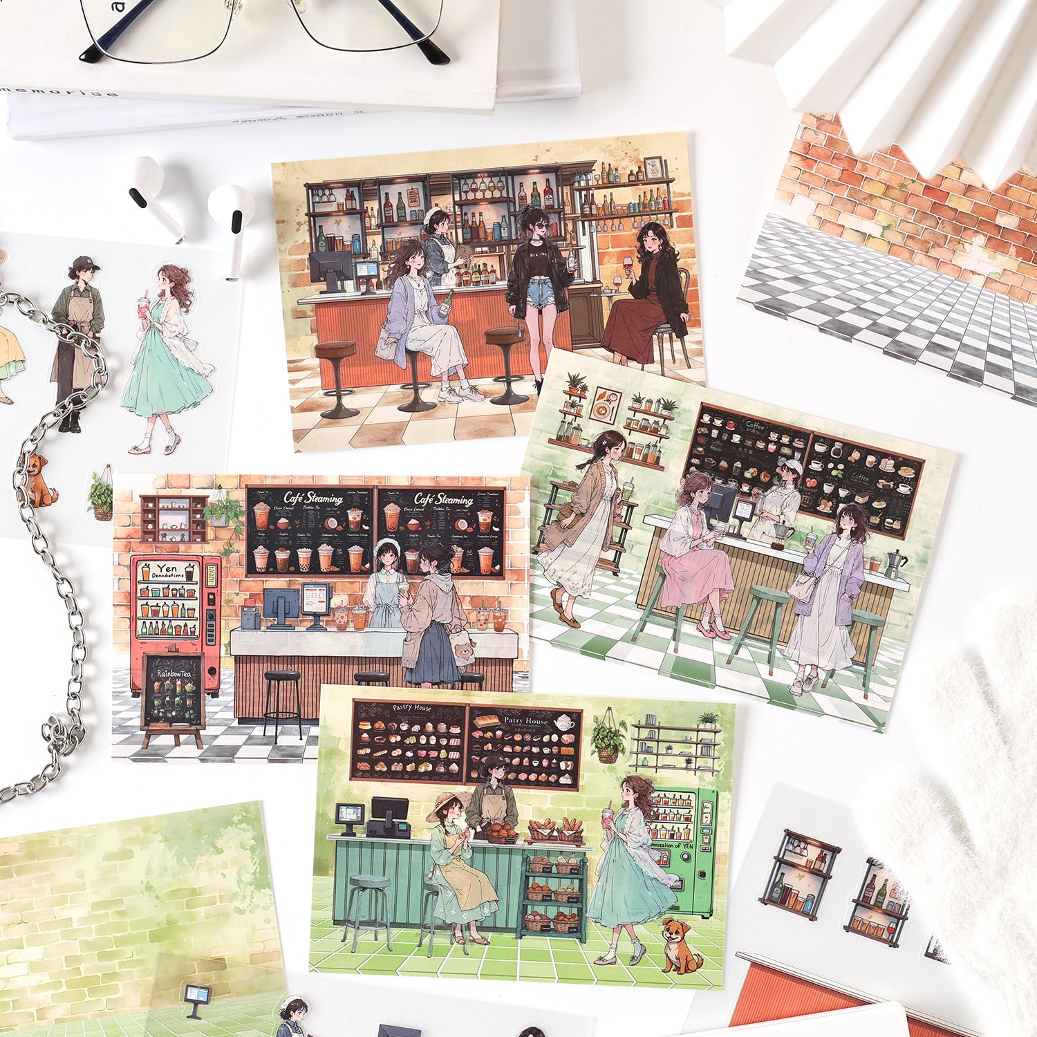 Bar Scene DIY Stickers Kit WHWG