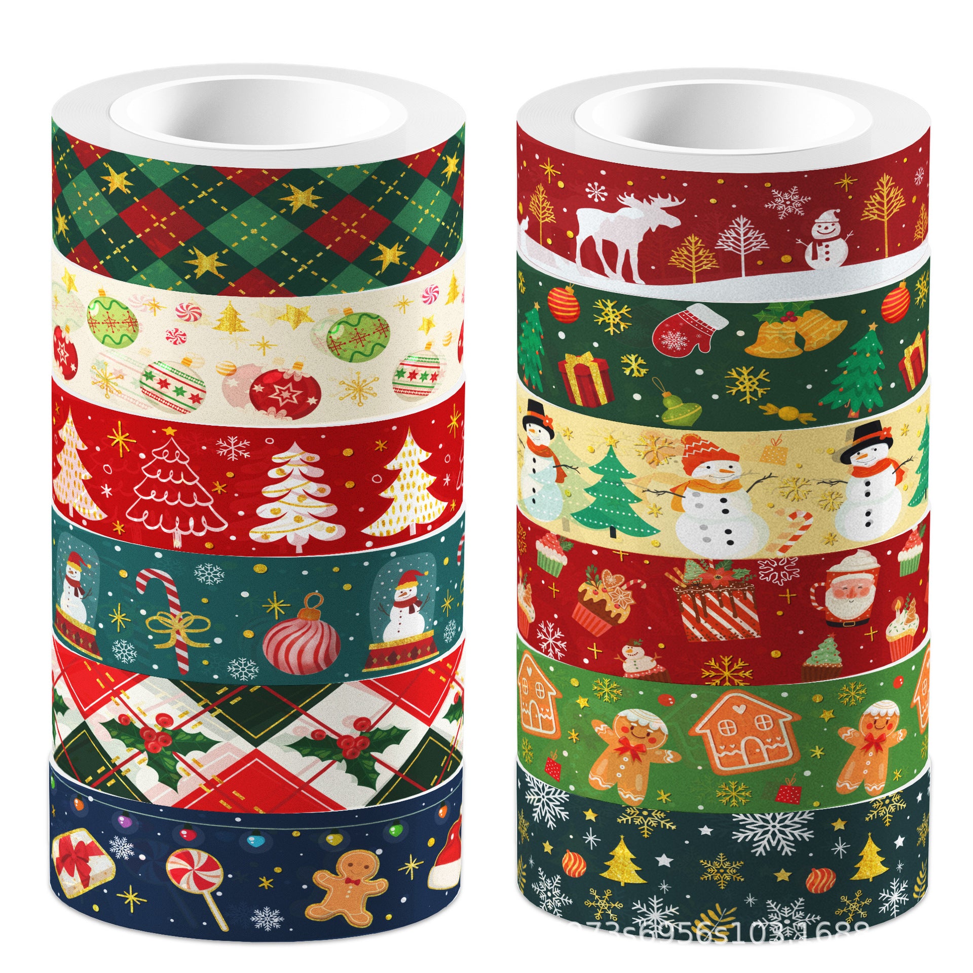 12 Roll Washi Tape Set ZH077