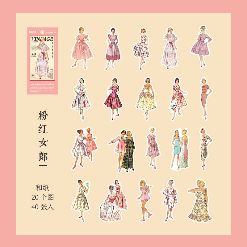Shizou Washi  Lady Stickers