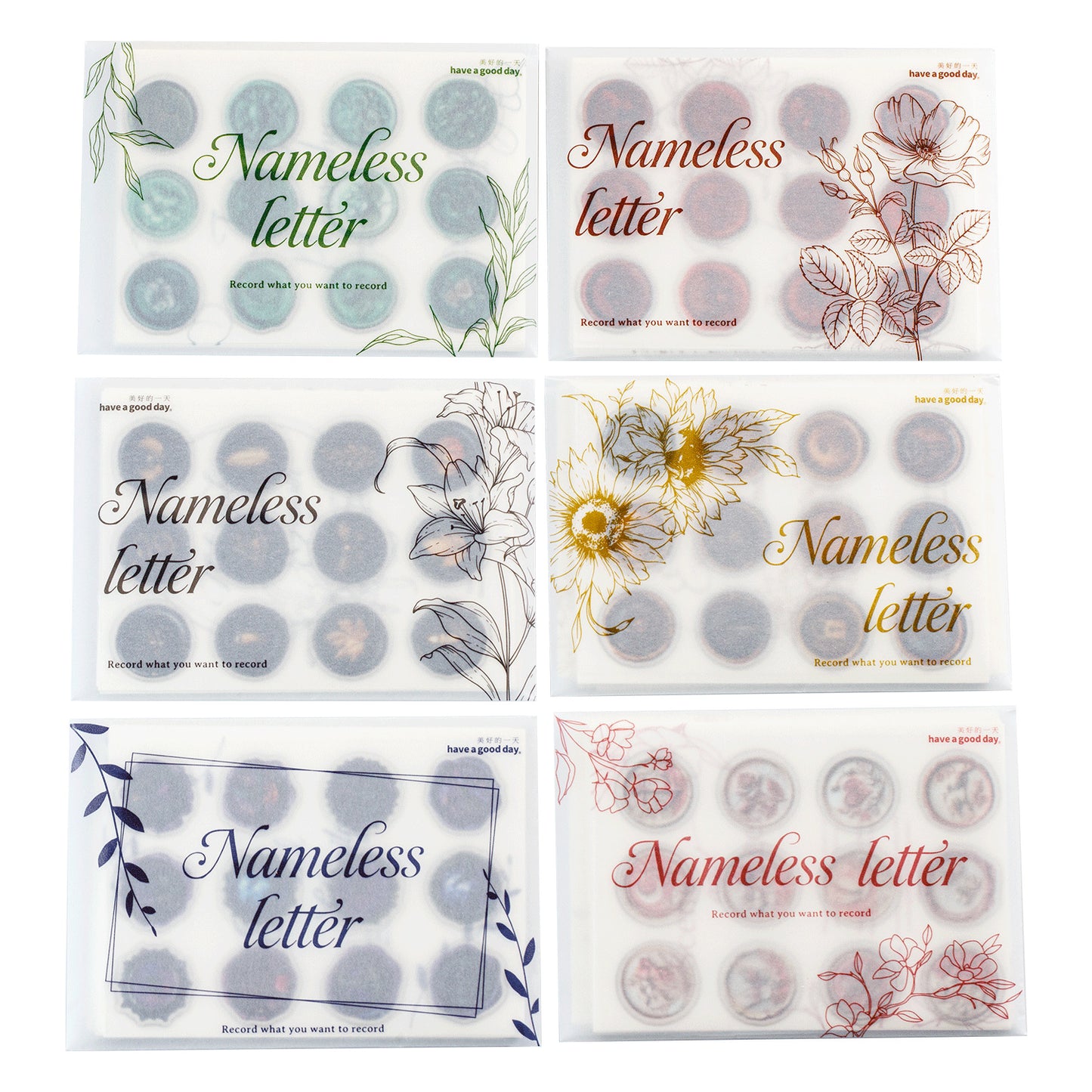27 Pcs Vintage Journal Paper and Wax Seal Stickers WMDX