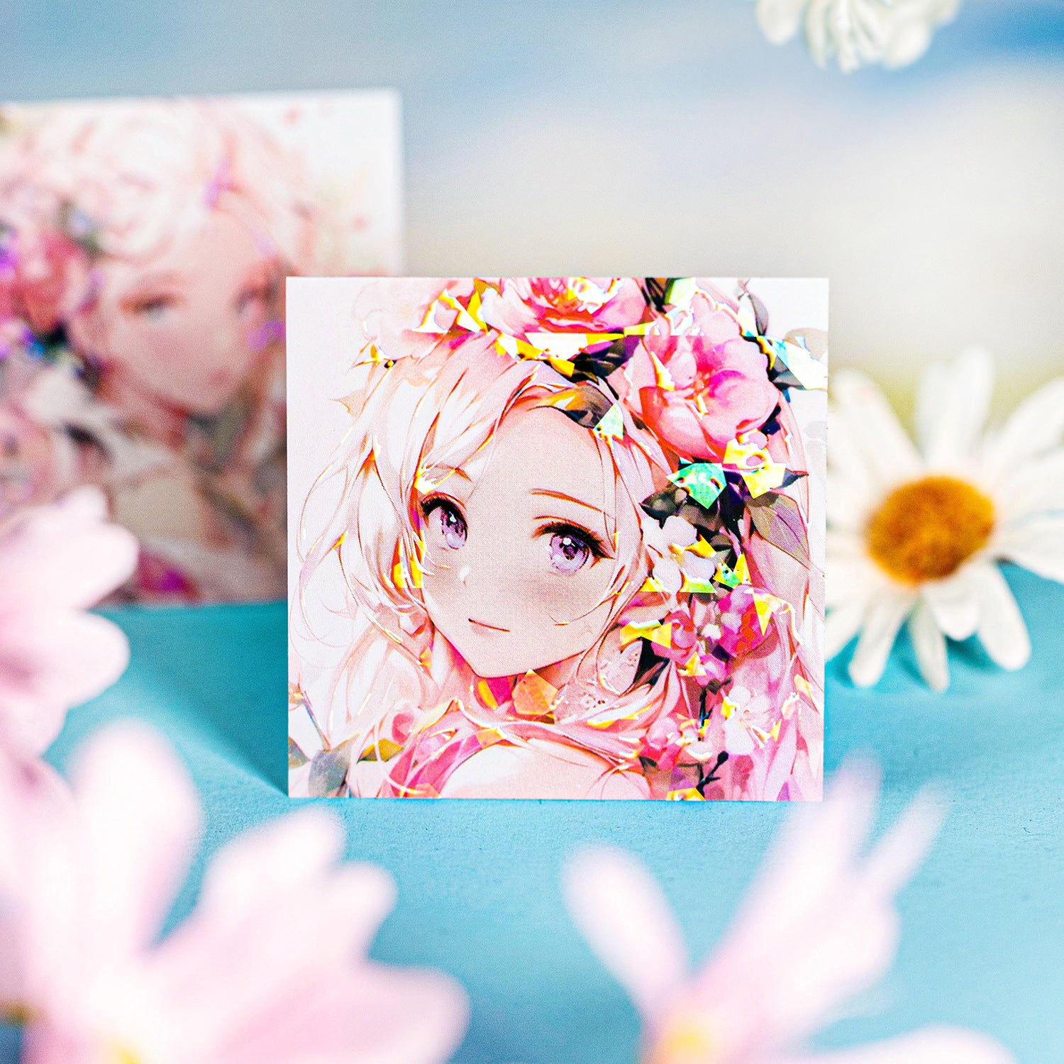 10 Pcs Cartoon Girl PET Stickers HZYD