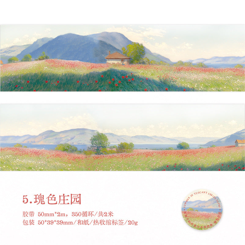 1 Roll Nature Landscape Washi Tape TSKNXT