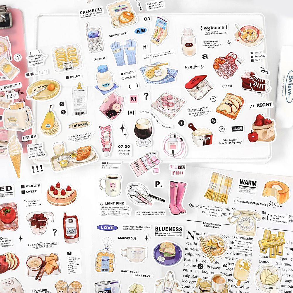 2 Sheets Creative Journal Stickers RJSP