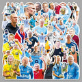 50Pcs Football Theme Waterproof Vinyl Stickers STY12