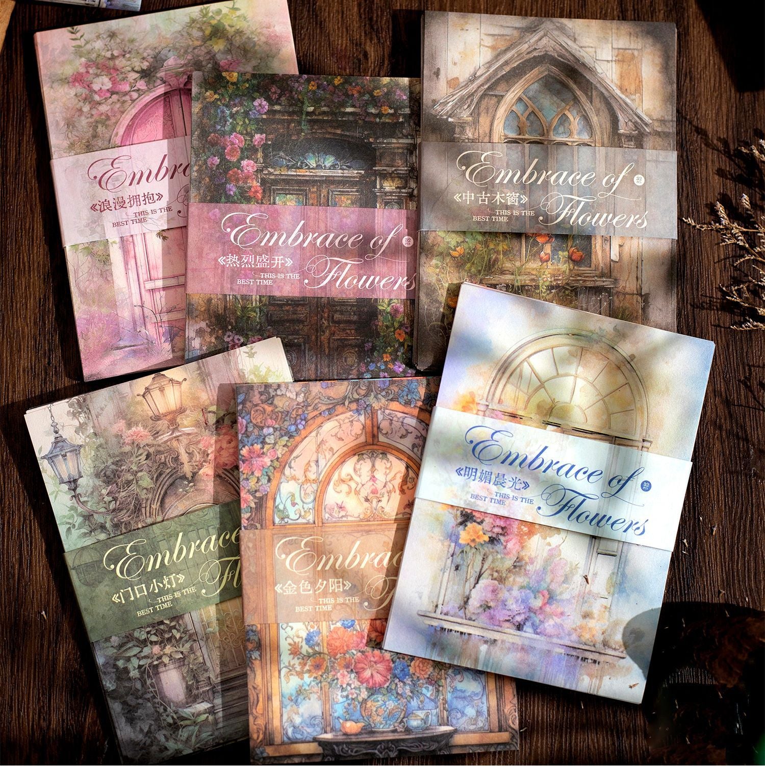 32 Pcs Windows Junk Journal Paper HDYB