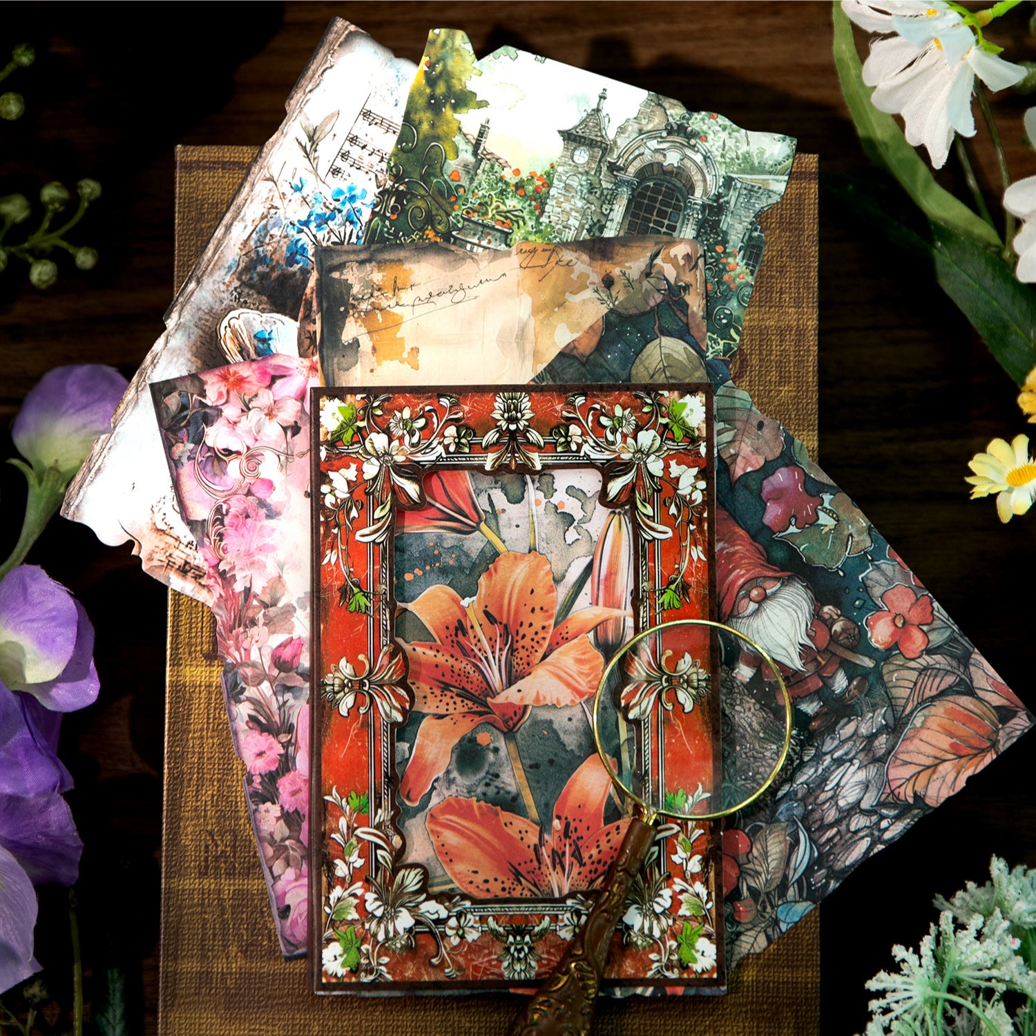 30 Sheets Vintage Junk Journal Paper JRMJ