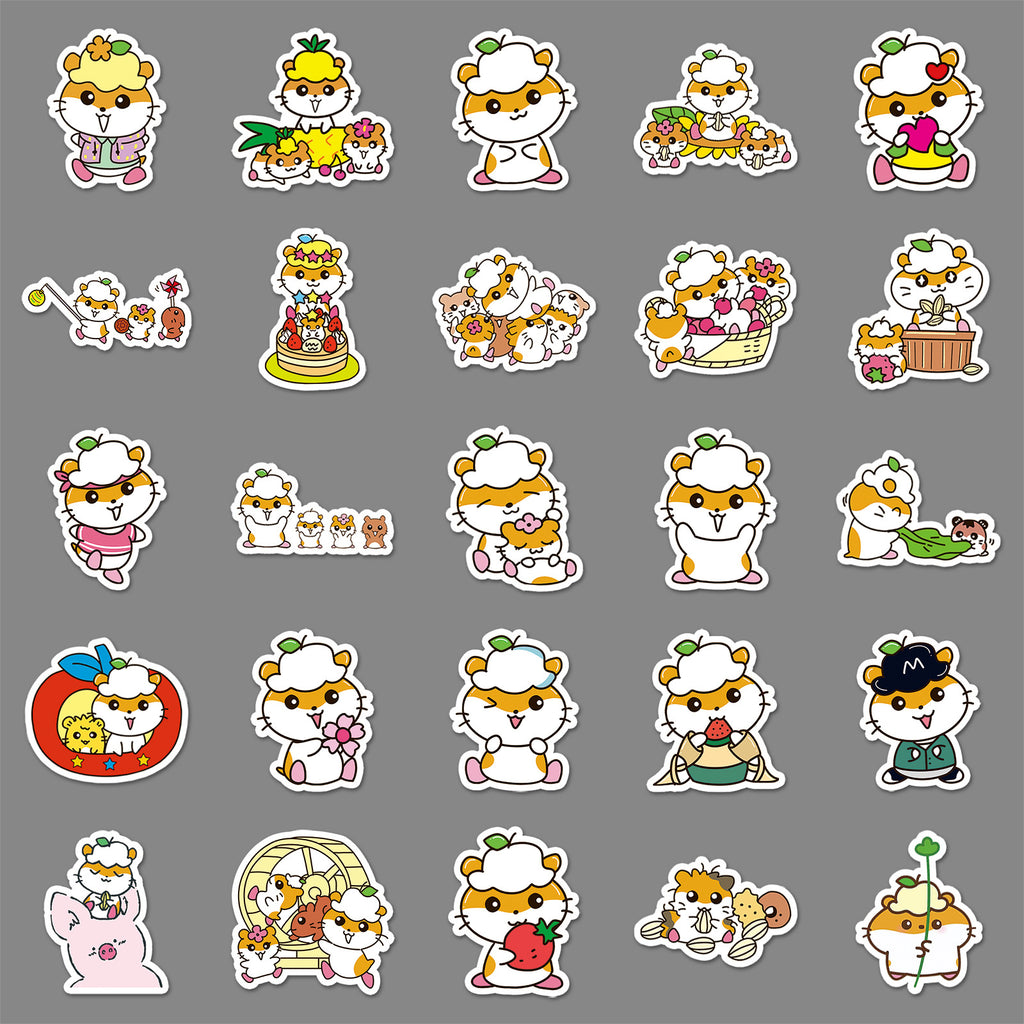50Pcs Kawaii Waterproof Vinyl Stickers SRO107