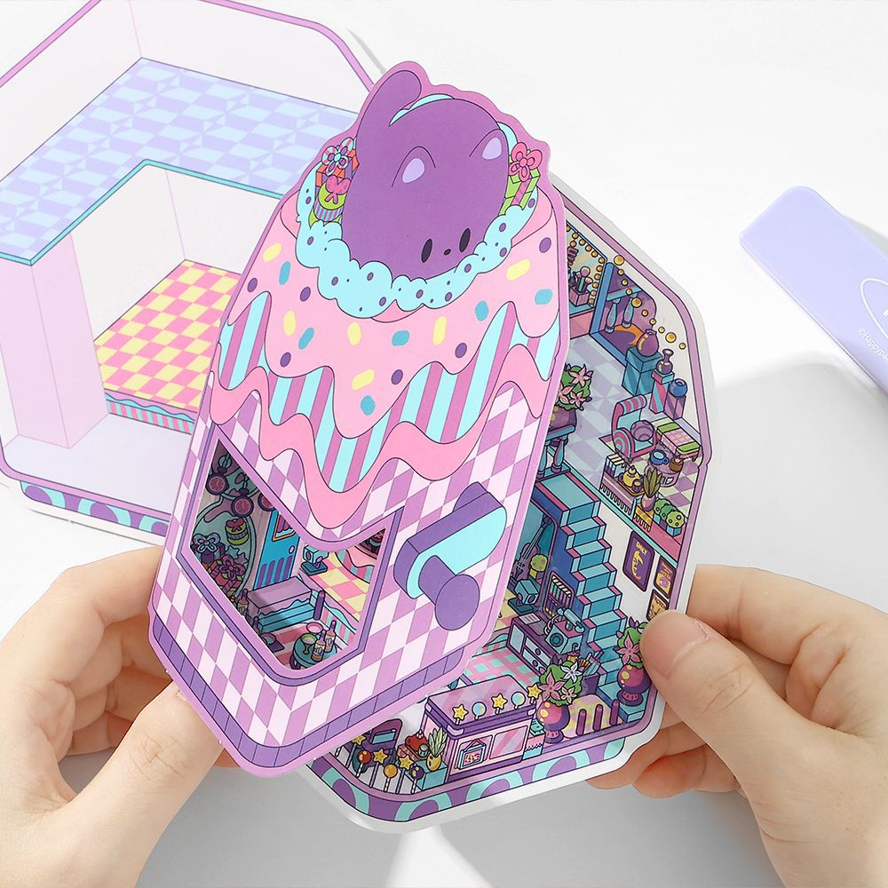 3D Shop Store Scene DIY Stickers Kit XJLSA