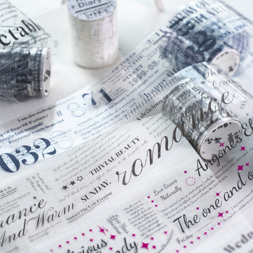 1 Roll Word Quote PET Tape XYRJ