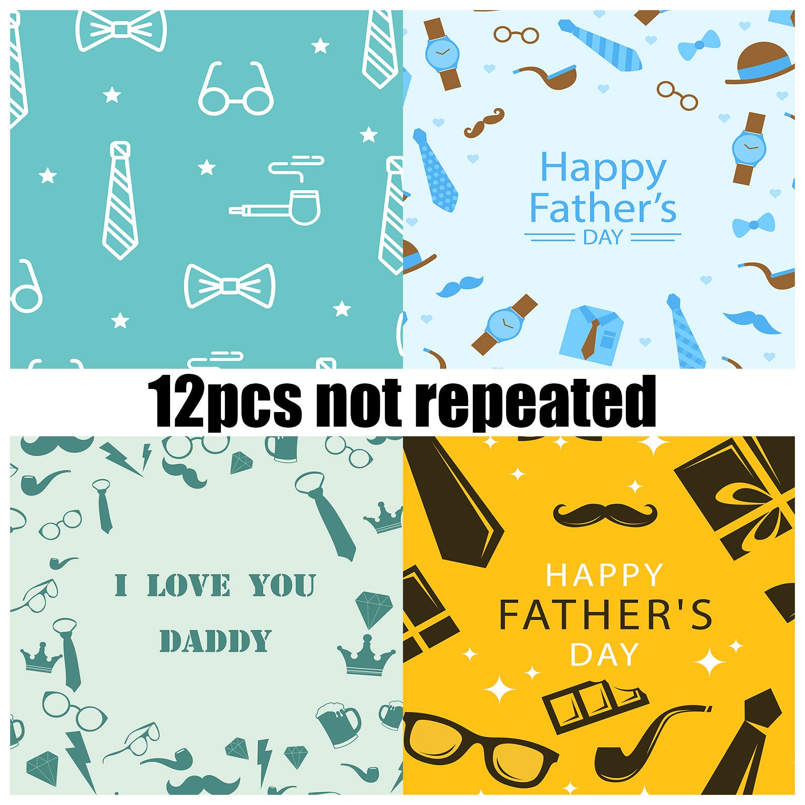 6 inch Father's Day Scrapbook Paper Pad PA798