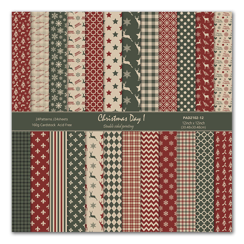 12 inch Scrapbook Paper Pad JYY102