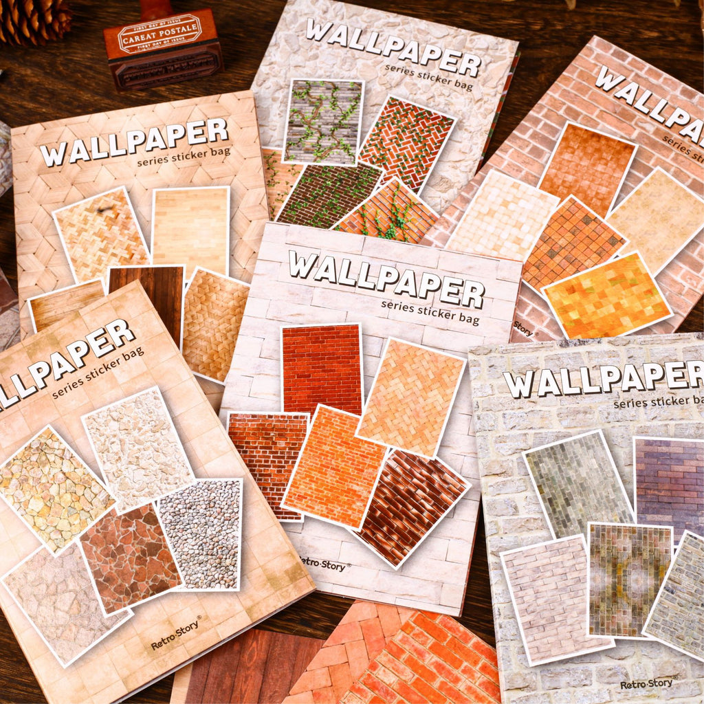 10 Pcs Wall Texture Stickers WBXL