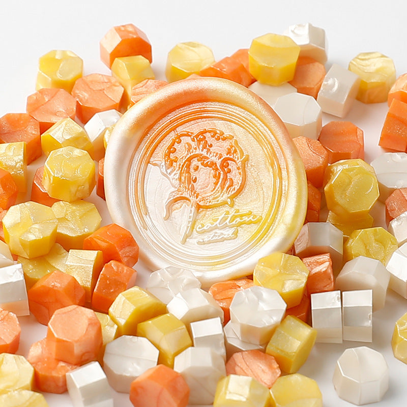 100 PCS Octagon Wax Seal Beads H05