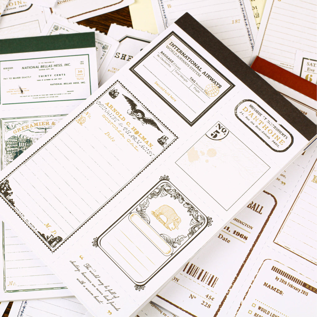 30 Sheets Vintage Notepad Paper XJXL