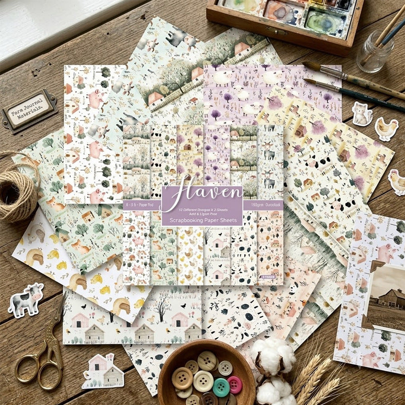 6 inch Scrapbook Paper Pad SKP035C