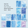 24 Pcs Embossed Scrapbook Paper YRLG