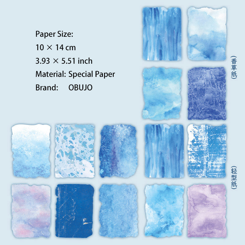 24 Pcs Embossed Scrapbook Paper YRLG