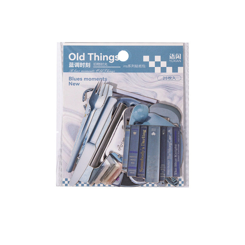 25 Pcs Vintage Gadget Stickers JWSG