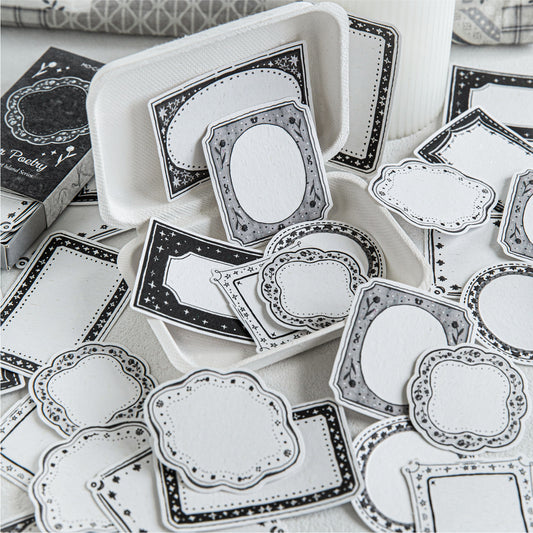 30 Pcs Vintage Notepad Stickers WSHD