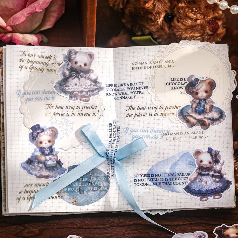 100 Pcs Teddy Bear Stickers TDXTH