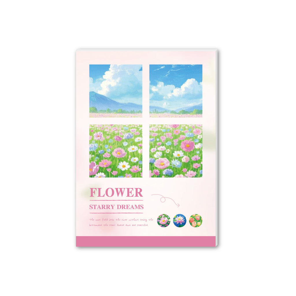 20 Pcs Oli Painting Landscape Scrapbook Paper XMFG