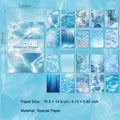 20 Pcs Water Texture Scrapbook Paper RGFY