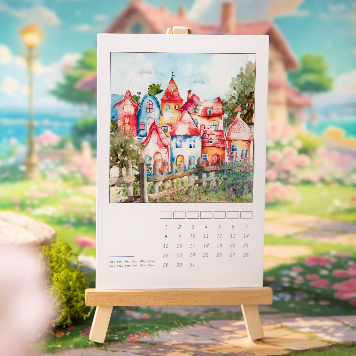 10 Pcs Fairy House PET Stickers QQXW