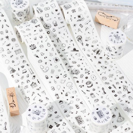 1 Roll Cute Planner Stickers Tape MNTY