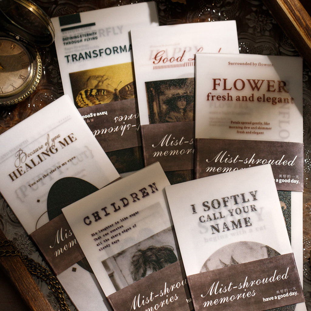 20 Pcs Vintage Junk Jouanrl Paper WYWS