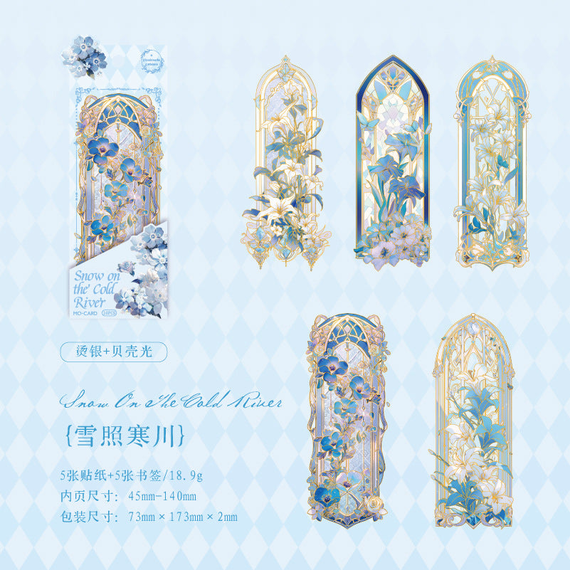 10 Pcs Windows PET Stickers JHSY