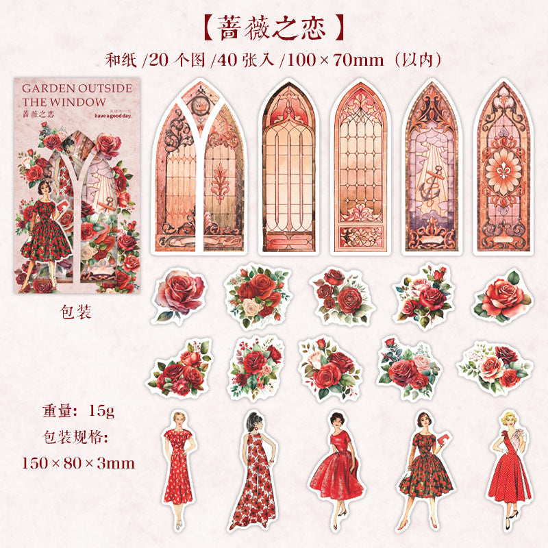 Conhan Washi Lady Stickers