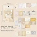 50 Pcs Vintage Scrapbook Paper HYQSL
