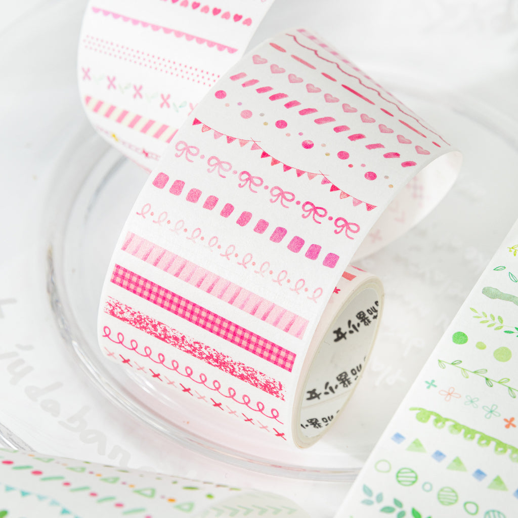 1 Roll Ranbow Color Washi Tape BZCH
