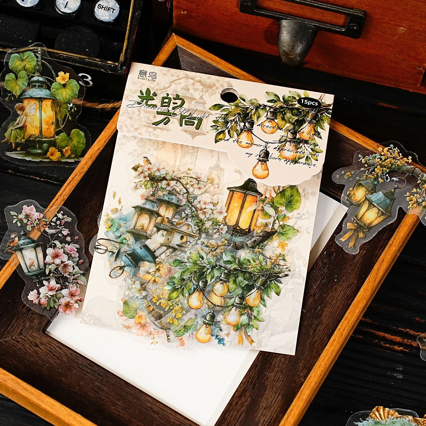 15 Pcs Fantasy PET Stickers GDFX