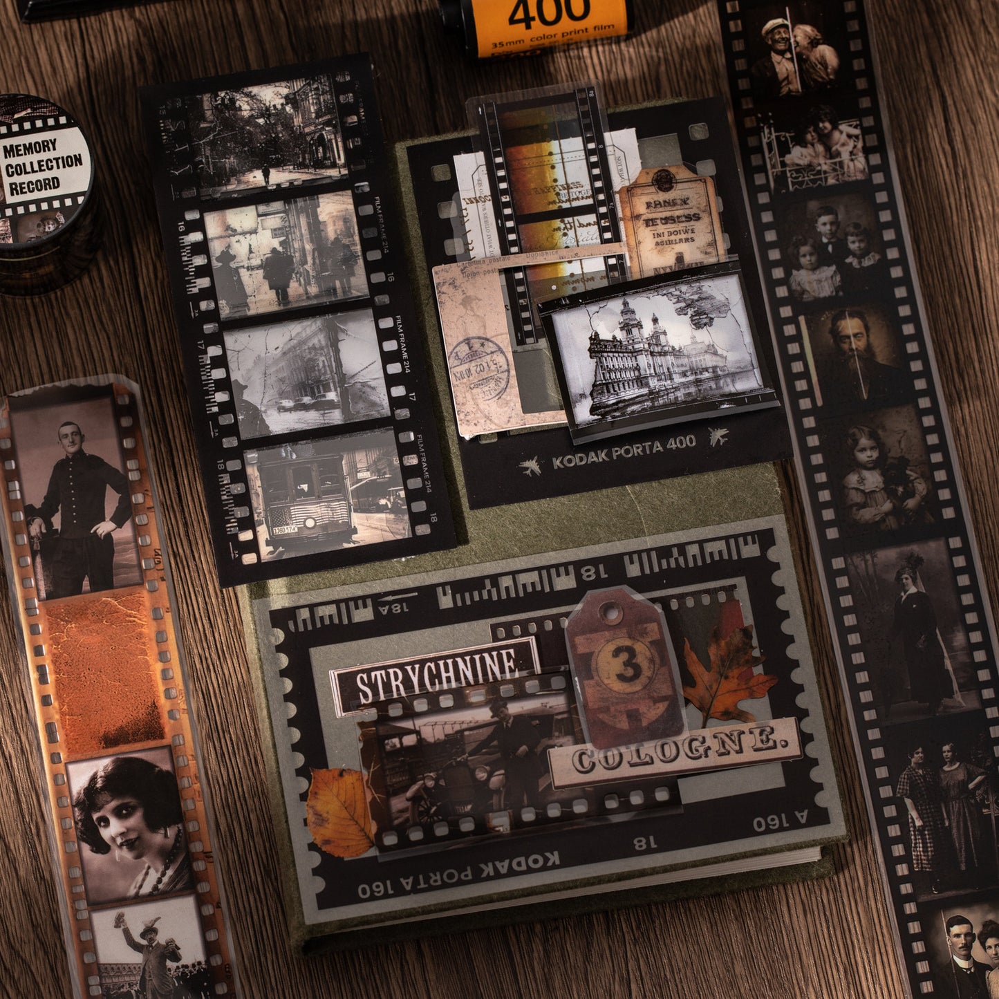 1 Roll Vintage Movie Film PET Tape HYSJL