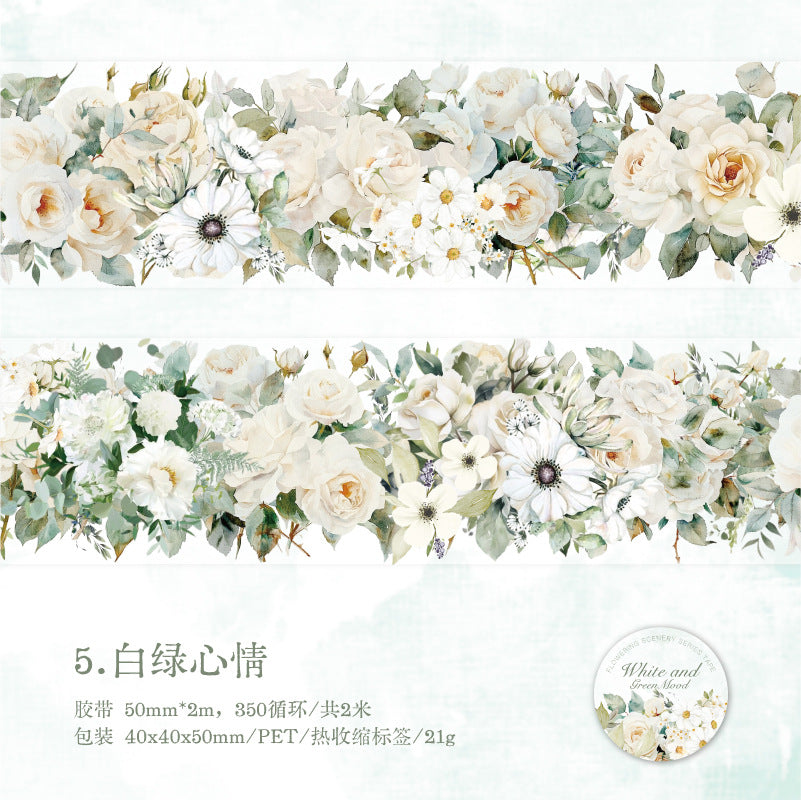 1 Roll Flowers PET Tape HKCJ