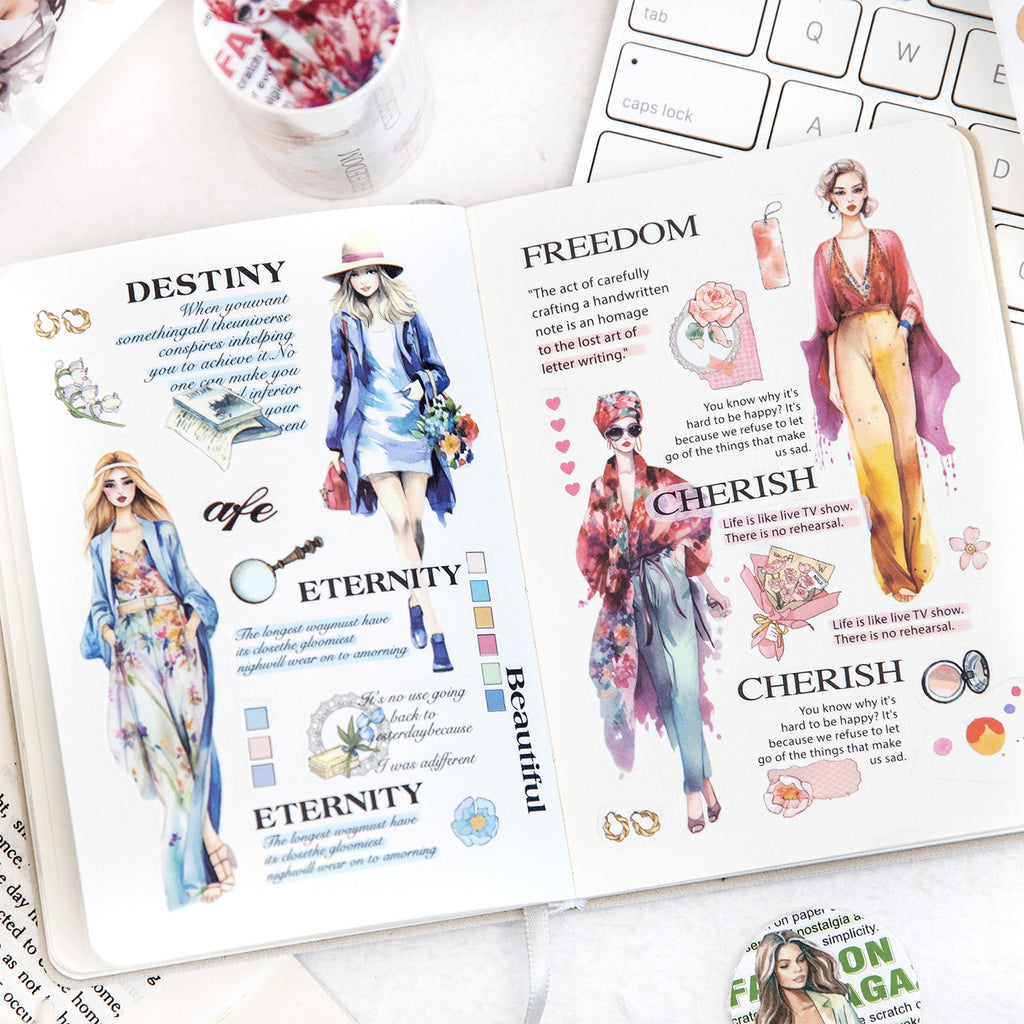1 Roll Fashion Magzine Diecut Washi Tape JPZZ