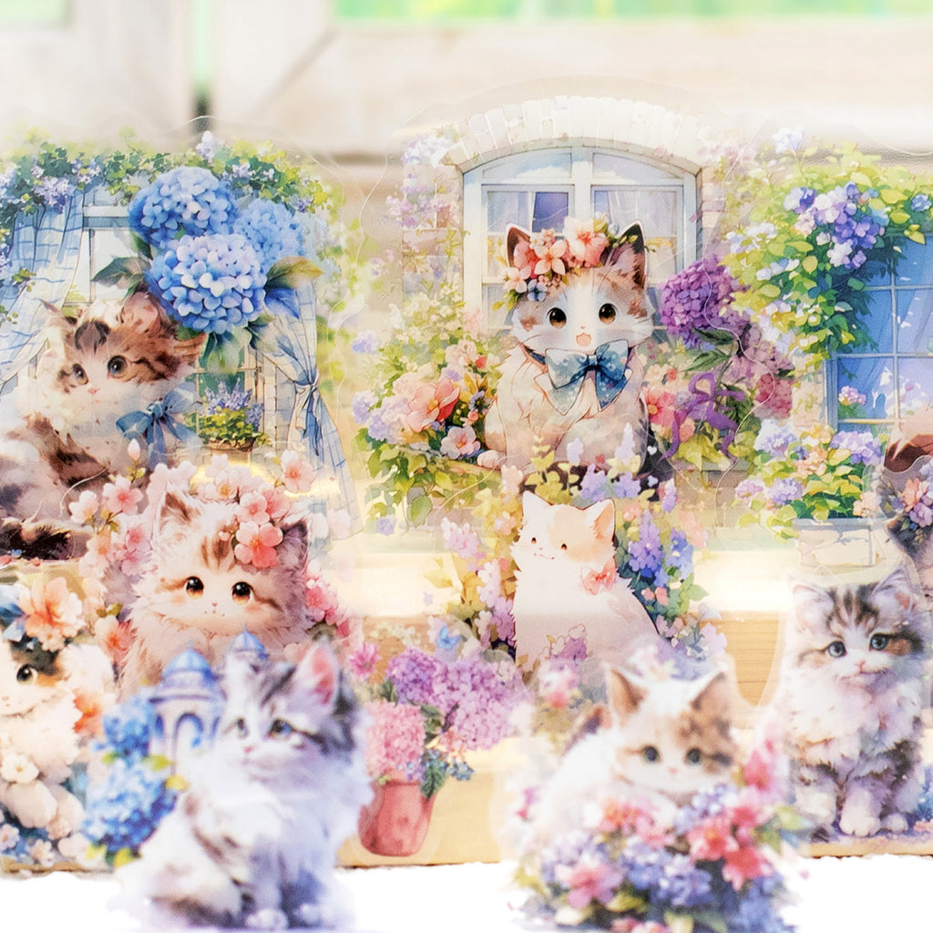 30 Pcs Window Themed PET Stickers LGCT