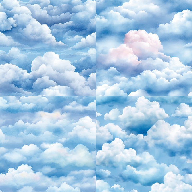 6 inch Blue Sky Cloud Scrapbook Paper Pad SKP211