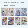 4 Sheets Food Theme Journal Stickers WJLX
