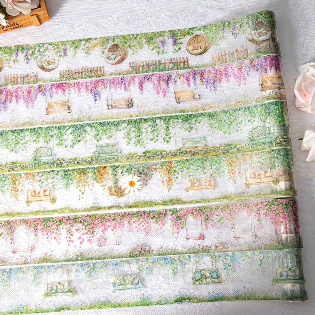1 Roll Garden Swing Theme PET Tape YQDQQ