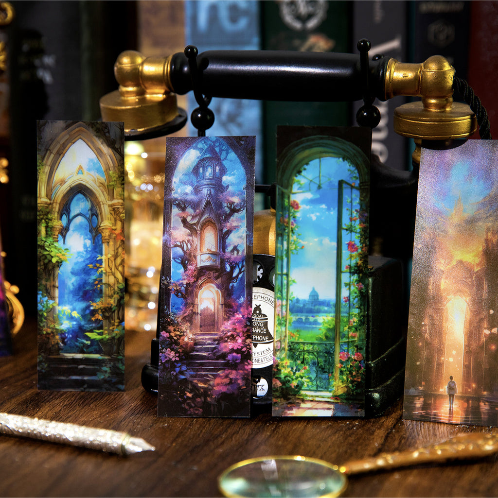 8 Pcs Vintage PET Bookmark HXDL