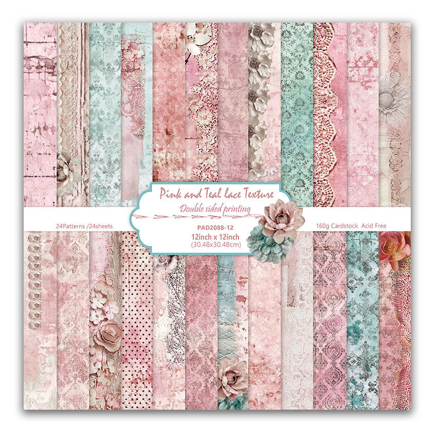 12 inch Scrapbook Paper Pad JYY088