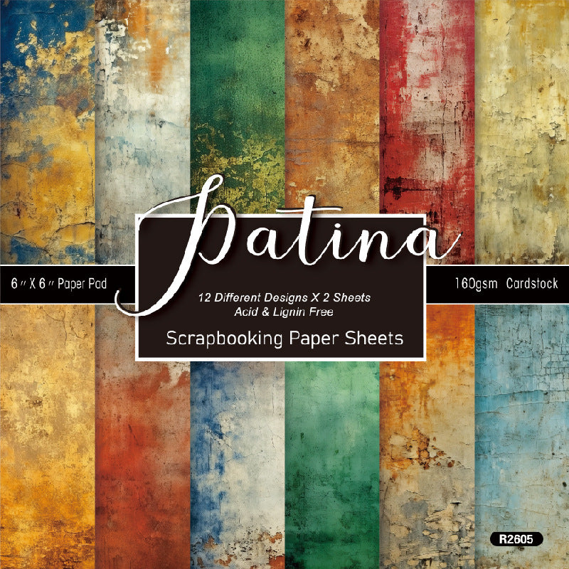 6 inch Ruin Aesthetic Scrapbook Paper Pad SKP605