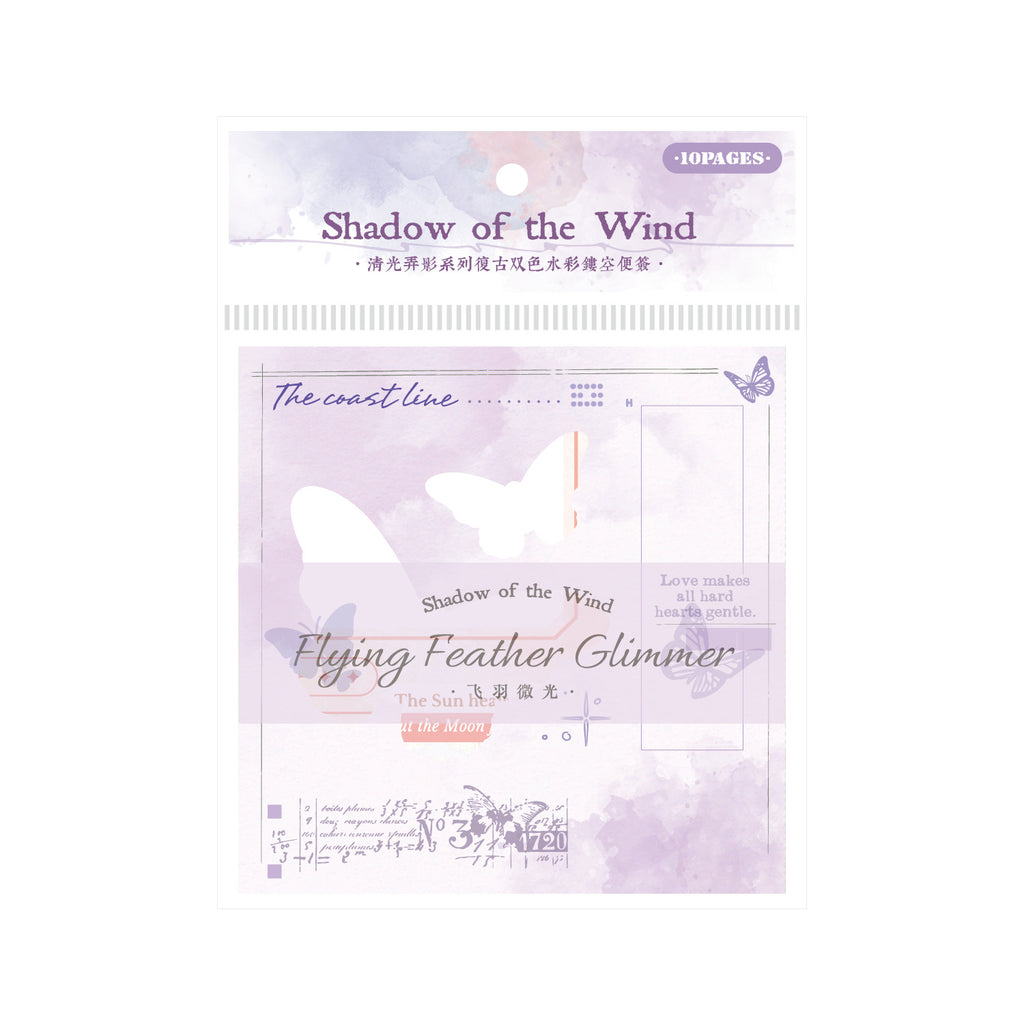 10 Sheets Cutout Notepad Paper QGLY